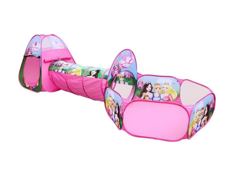Barraca Infantil 3 em 1 Princesas - DM Toys