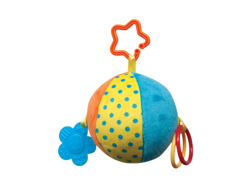 Bola Plush com Mordedor Colorido - Buba