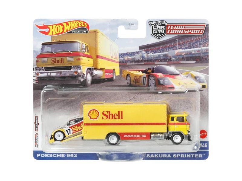 Hot Wheels Porsche 962 Sakura Sprinter – Team Transport