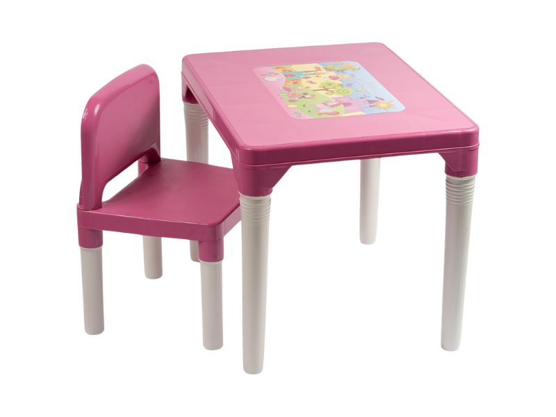 Mesa Infantil Princesinha Rosa - Styll Baby