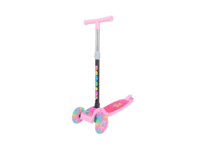 Patinete Infantil de 3 Rodas LED Rosa - Atentu