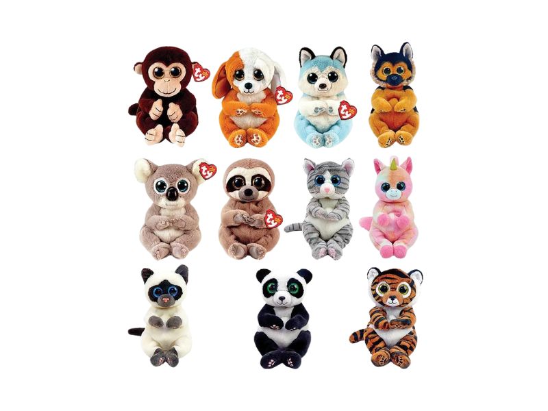 Pelúcias Beanie Babies dos anos 90