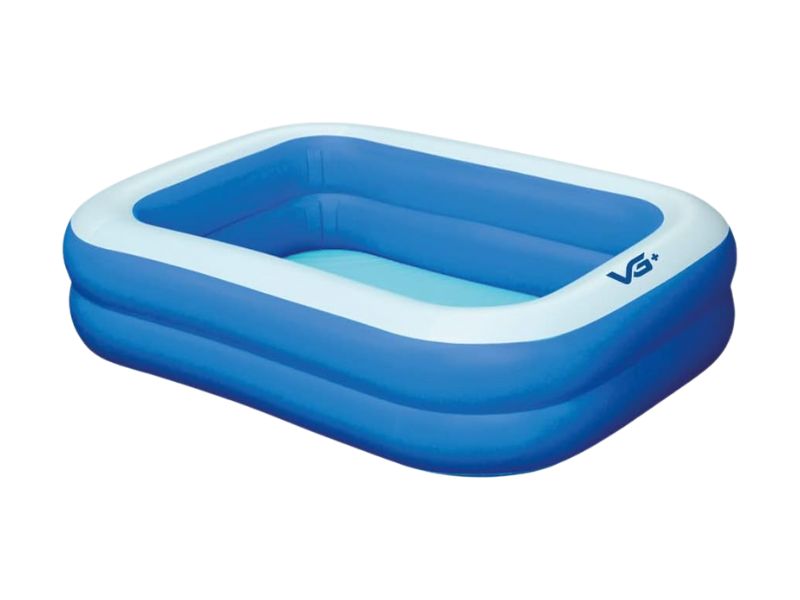 Piscina Inflável Retangular Azul 100 Litros - VG Plus