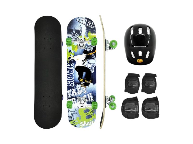 Skate Infantil Caveira - DM Radical
