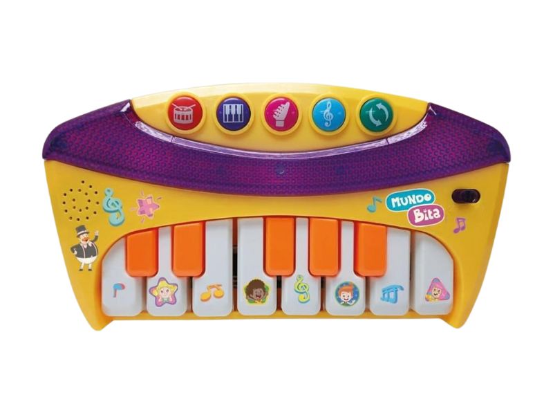 Teclado Infantil Mundo Bita - Fun Divirta-se