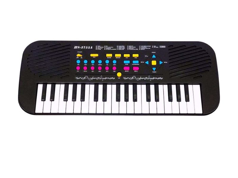 Teclado Infantil com Microfone 37 Teclas HS3755A - DM Toys